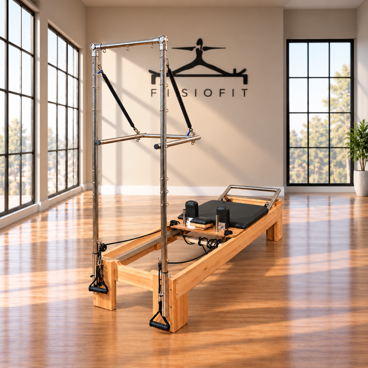 Reformer Torre | Equipamento de Pilates Profissional em Madeira - FISIOFIT
